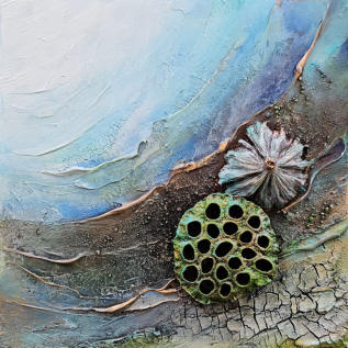 Mischtechnik auf Leinwand