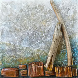 Mischtechnik auf Leinwand